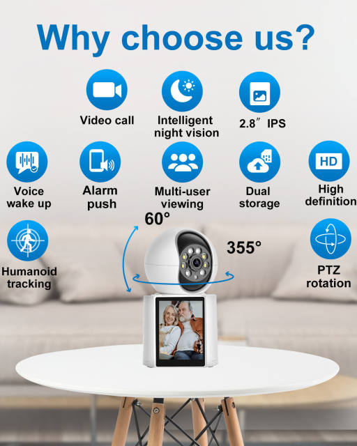INSEETECH 2K Two-Way Audio & Video Calling Indoor Camera