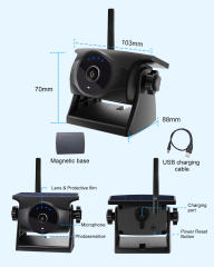 INSEETECH 1080P Solar WiFi Magnetic Backup Camera