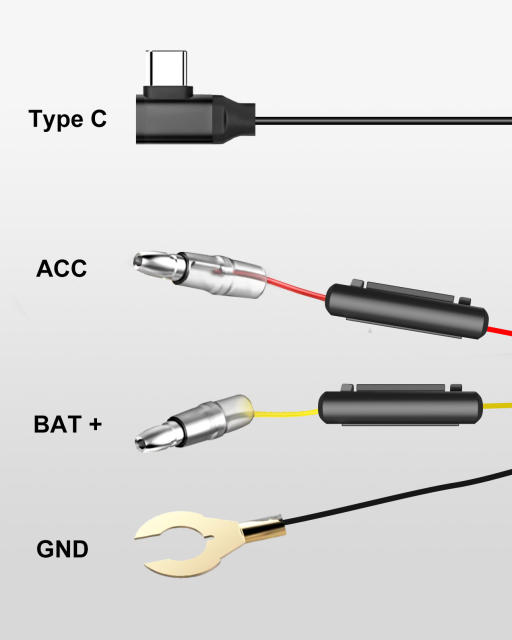 Mirror Dash Cam Hardwire Kit