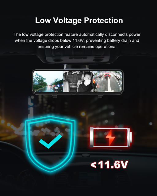 Mirror Dash Cam Hardwire Kit