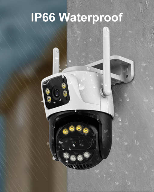 6MP Dual Lens Outdoor Security Camera