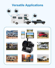 1080P Solar Magnetic Wireless Backup Camera