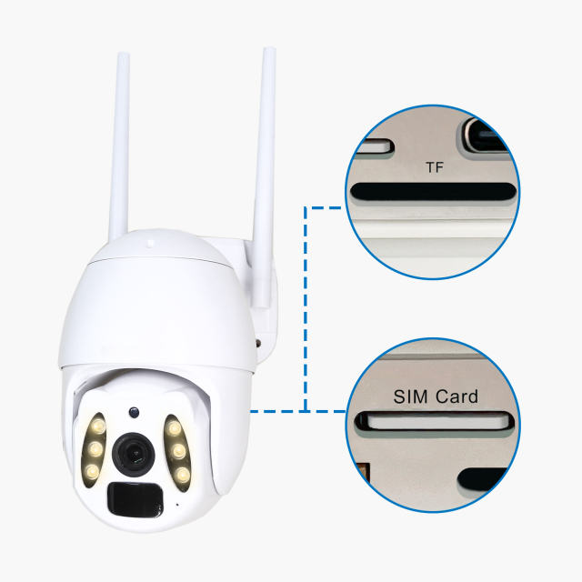 4G LTE Cellular Wireless Solar Camera with SIM Card