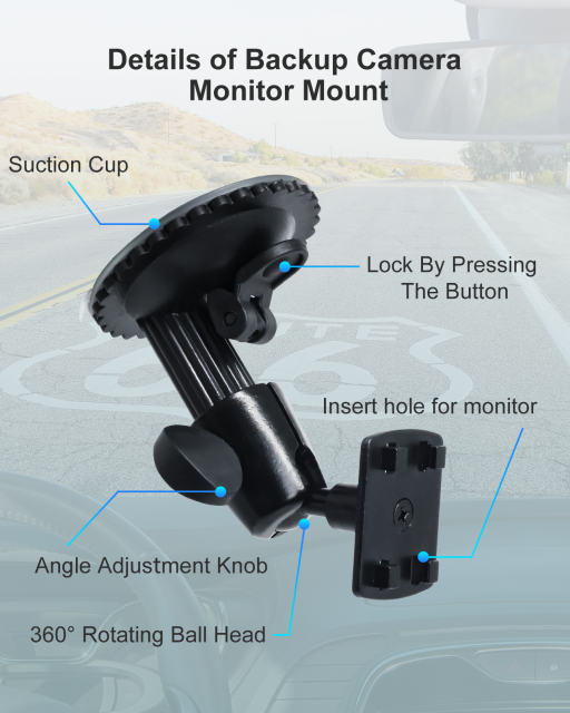 Windshield Suction Cup Mount
