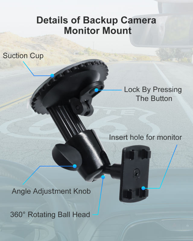 Windshield Suction Cup Mount