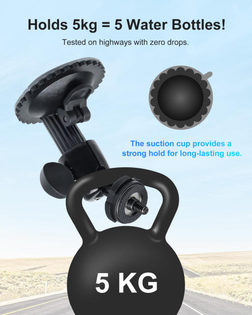1/4" Suction Cup Mount