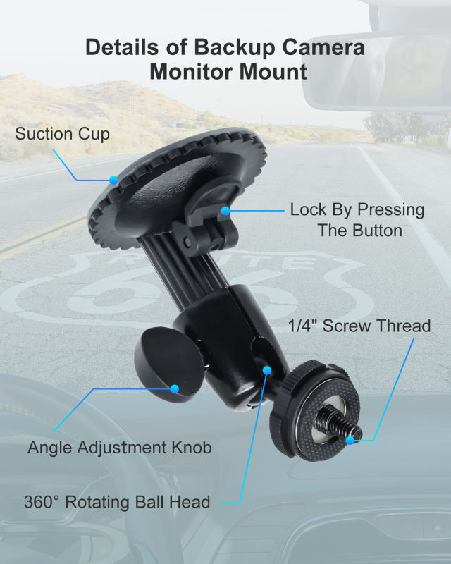1/4" Suction Cup Mount