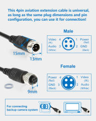 4 Pin Camera Cable
