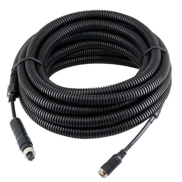 4 Pin Camera Cable with Corrugation Tube Cover
