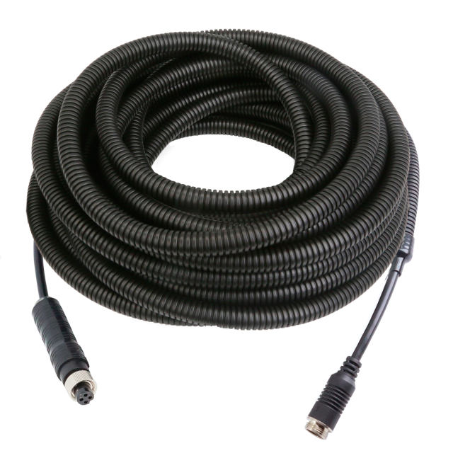 4 Pin Camera Cable with Corrugation Tube Cover