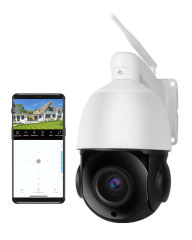 4MP 18X Optical Zoom PTZ Wireless Camera
