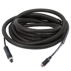 4 Pin Camera Cable with Corrugation Tube Cover