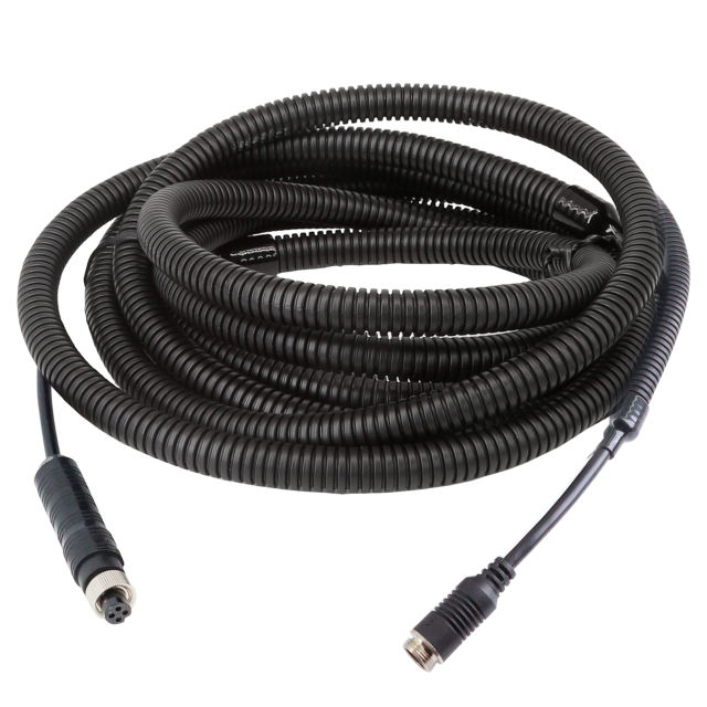 4 Pin Camera Cable with Corrugation Tube Cover