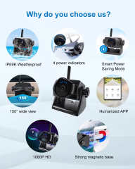 1080P Magnetic Wireless Backup Camera