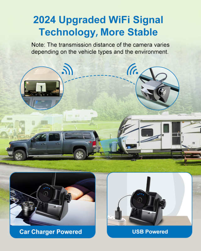 1080P Magnetic Wireless Backup Camera