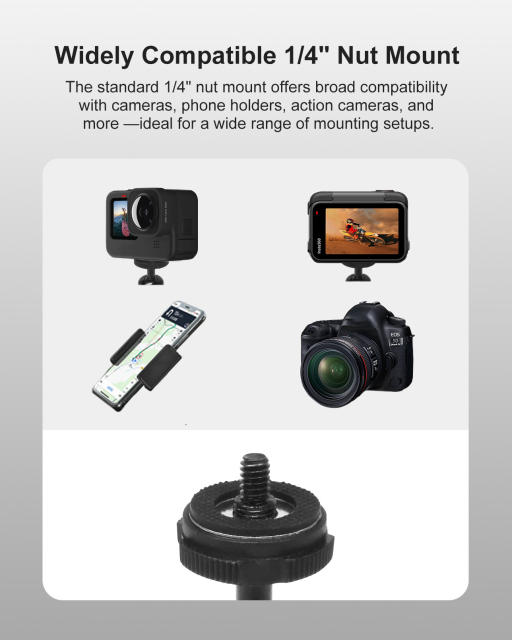 Magnetic Camera Mount with 1/4" Thread,