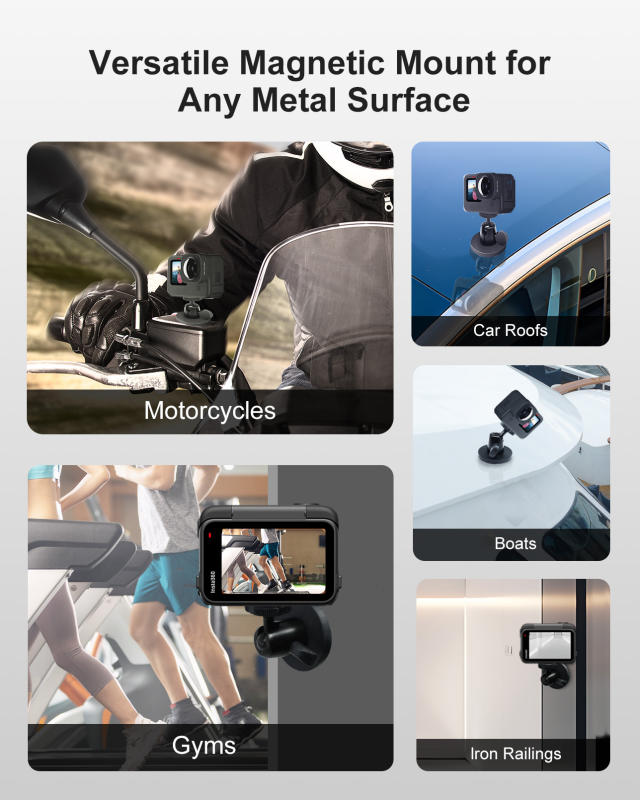 Magnetic Camera Mount with 1/4" Thread,