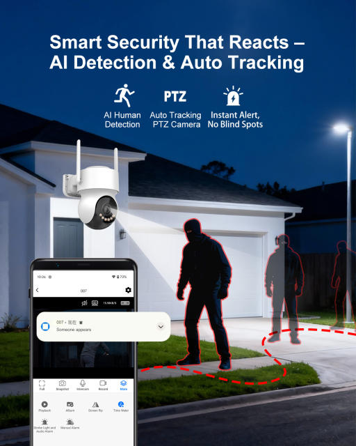 AOV 4MP Wireless Solar Security Camera