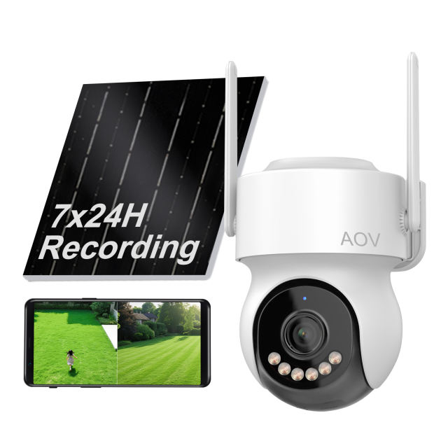 AOV 4MP Wireless Solar Security Camera