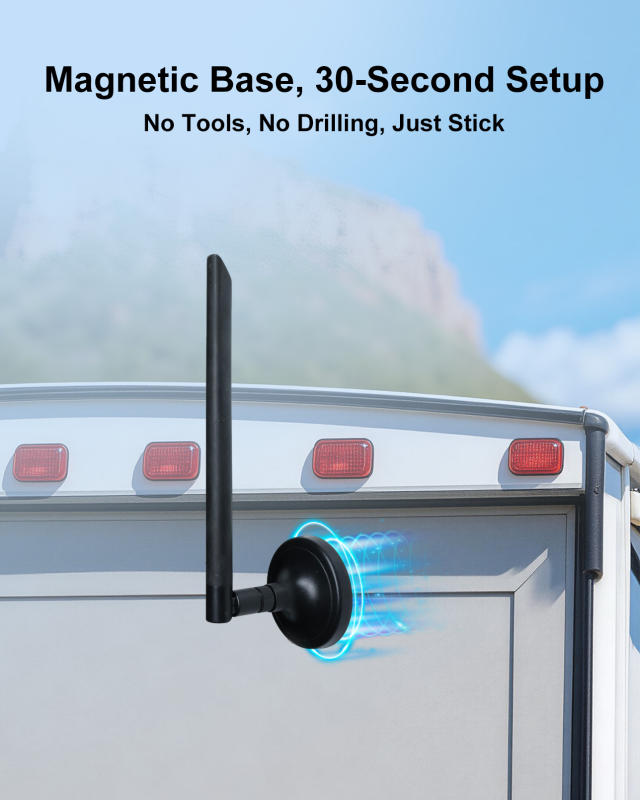 Foldable 5dBi Magnetic Truck RV WiFi Antenna