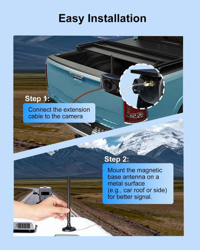 Foldable 5dBi Magnetic Truck RV WiFi Antenna