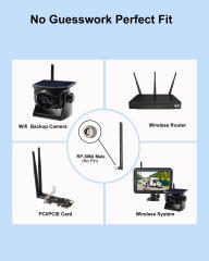 Signal Enhancement Antenna for Wireless Backup Cameras(Antenna Only, Camera Required)
