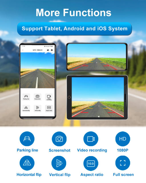 1080P Wireless Magnetic Backup Camera