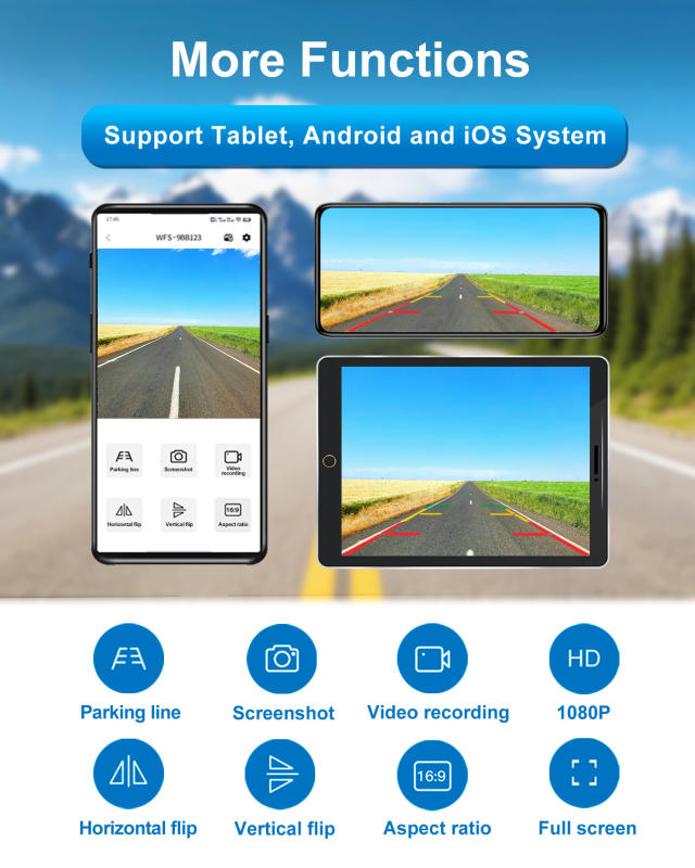 1080P Wireless Magnetic Backup Camera