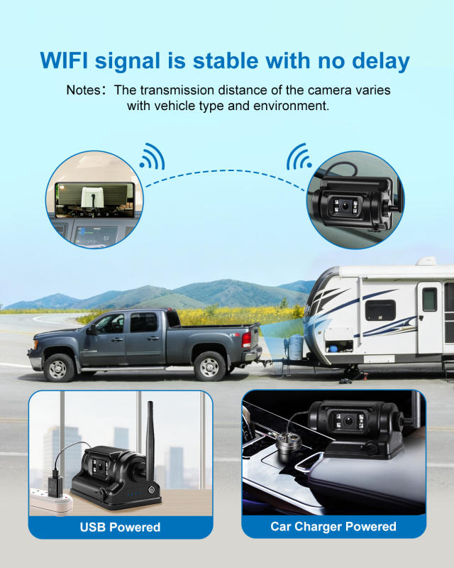 1080P Wireless Magnetic Backup Camera