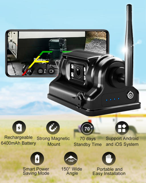 1080P Wireless Magnetic Backup Camera