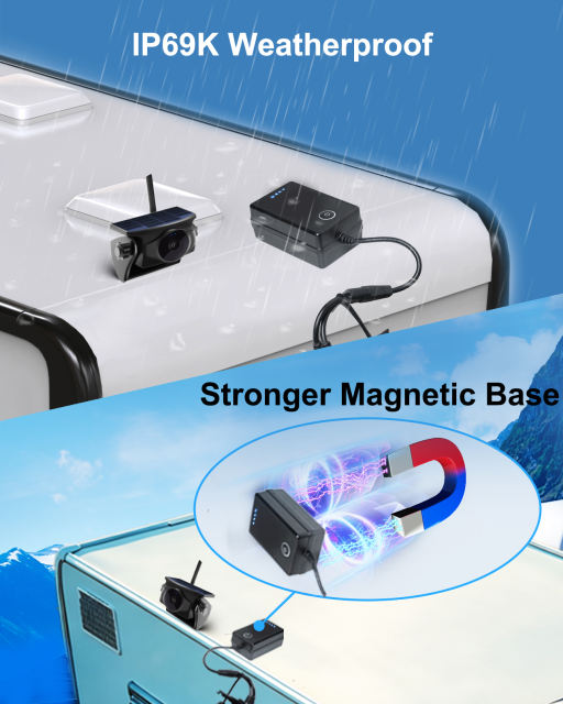8700mAh Magnetic 12V Power Bank for Wireless Backup Cameras