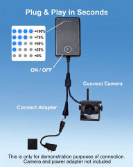 8700mAh Magnetic 12V Power Bank for Wireless Backup Cameras