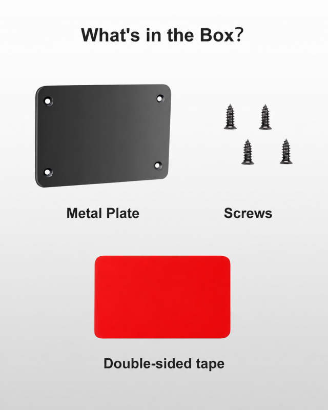 Metal Plate for Magnetic Wireless Backup Camera