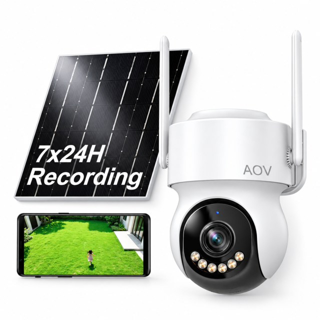AOV 4MP Wireless Solar Security Camera