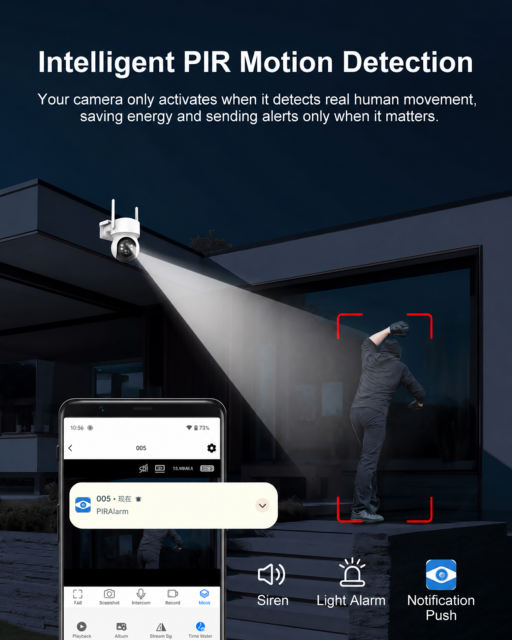 Wireless Solar Security Camera Outdoor