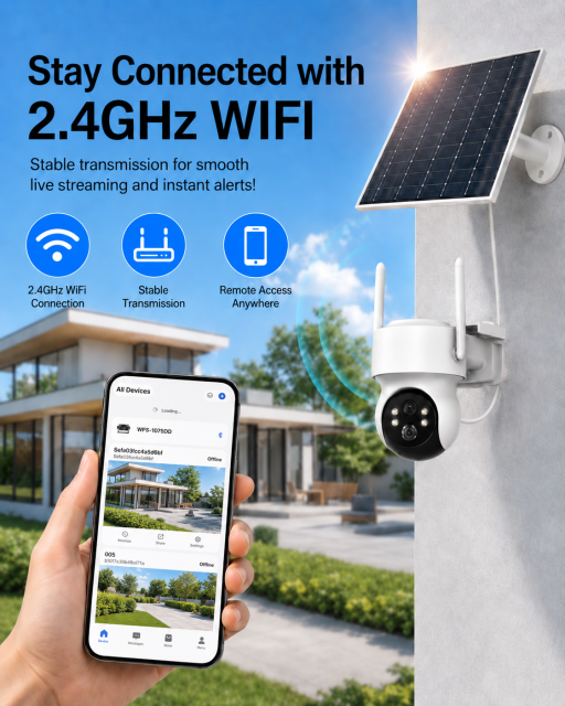 Wireless Solar Security Camera Outdoor