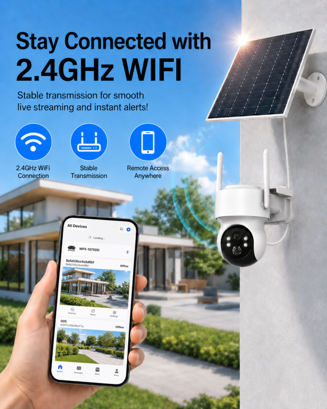 Wireless Solar Security Camera Outdoor