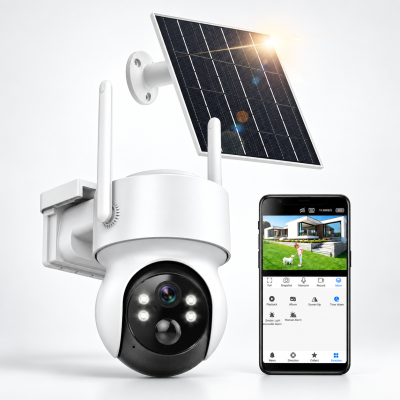 Wireless Solar Security Camera Outdoor