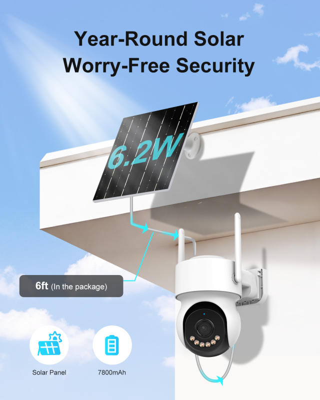 AOV 4MP Wireless Solar Security Camera