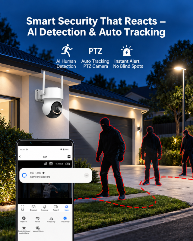 AOV 4MP Wireless Solar Security Camera