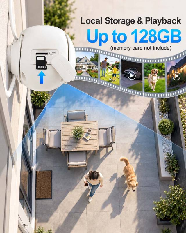Wireless Solar Security Camera Outdoor