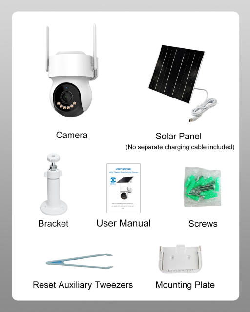 AOV 4MP Wireless Solar Security Camera