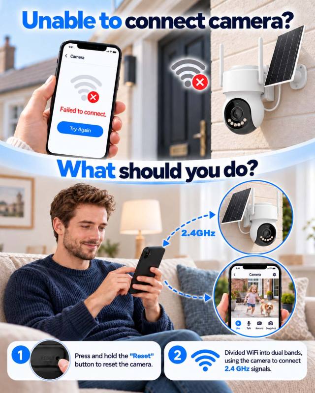 AOV 4MP Wireless Solar Security Camera