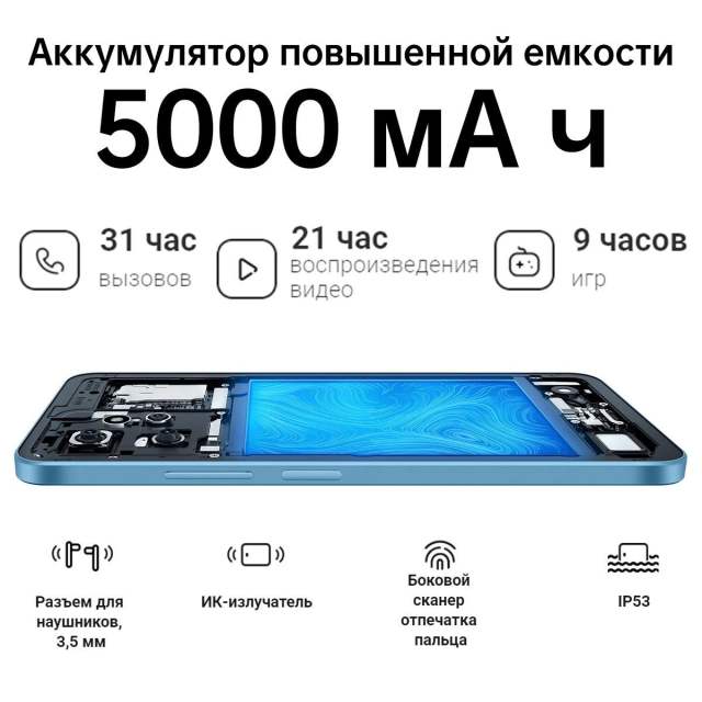 Смартфон Xiaomi Redmi Note 12 6/128 ГБ, серый
