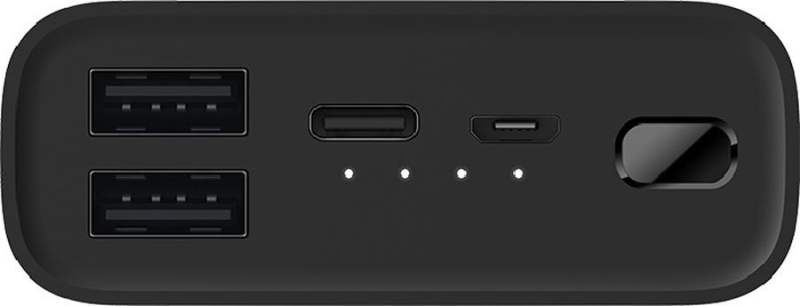 Внешний аккумулятор Xiaomi Mi Power Bank 3 Ultra Compact, 10 000 мА•ч, черный (PB1022ZM/ BHR4412GL)