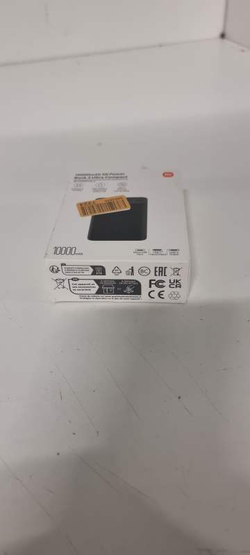 Внешний аккумулятор Xiaomi Mi Power Bank 3 Ultra Compact, 10 000 мА•ч, черный (PB1022ZM/ BHR4412GL)