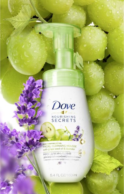 DOVE Мусс-пенка для умывания против прыщей для проблемной кожи, глубокое очищение лица 160 мл