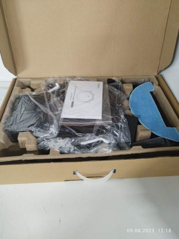 Робот пылесос 360 C50-1 с сухой и влажной уборкой дома в комплекте с щеткой и тряпкой, зарядной станцией/беспроводной домашний мойщик пола и ковров/умная бытовая техника с пультом управления