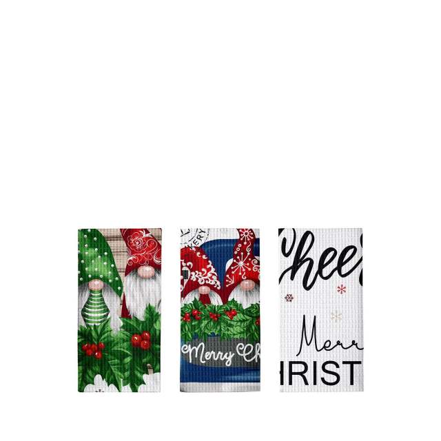 Комплект вафельных полотенец 45х60 (3 шт.) "Mia Cara" рис 30461-1 Provance