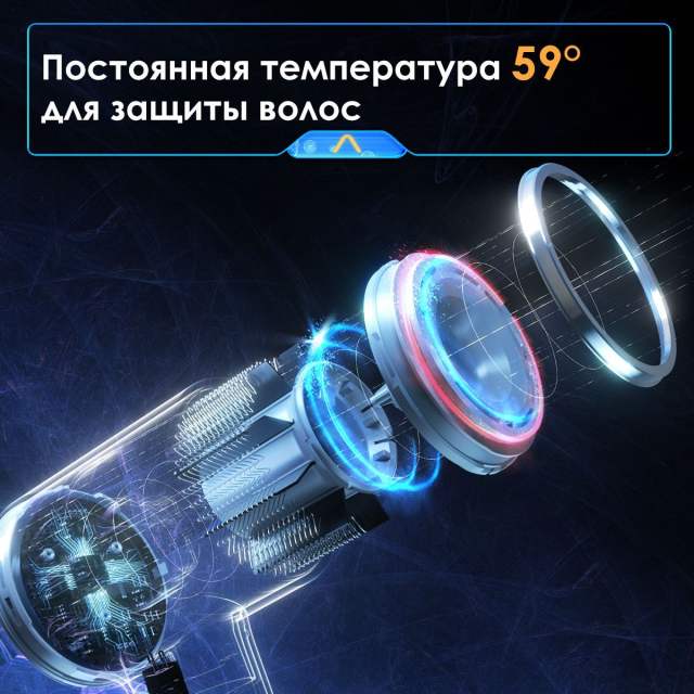 Скоростной фен для волос SOOCAS AIRFLY P1, с 2шт насадками, с держатель для фена, 4 режима работы, Зеленый